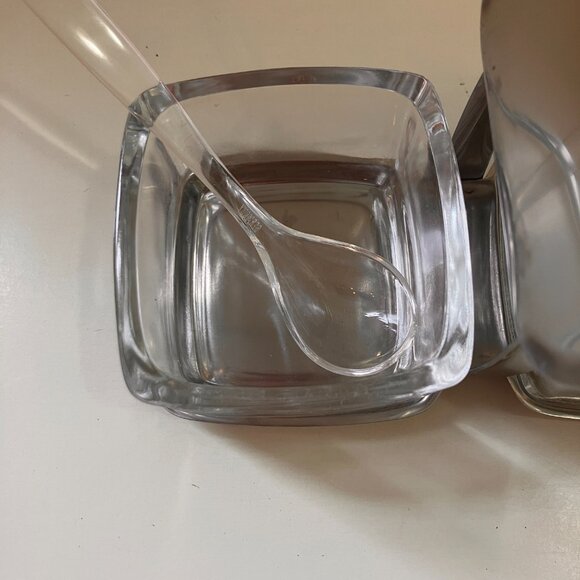 German WMF Cromargan Stainless Steel Double Jam/Condiment Set, Butter Dish -1970 - Picture 7 of 10